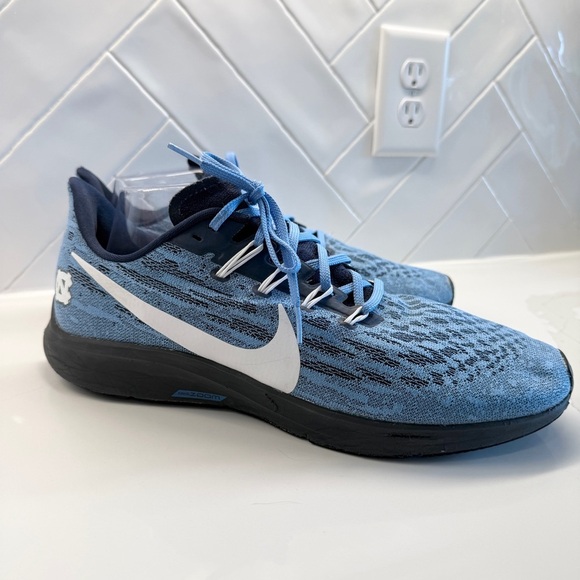 Nike Air Zoom Pegasus 36 UNC Men's Running Shoes Blue Size 12 CI2084-400 Casual - Picture 1 of 13